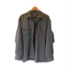 VNTG Chaps x Ralph Lauren Suede Shirt